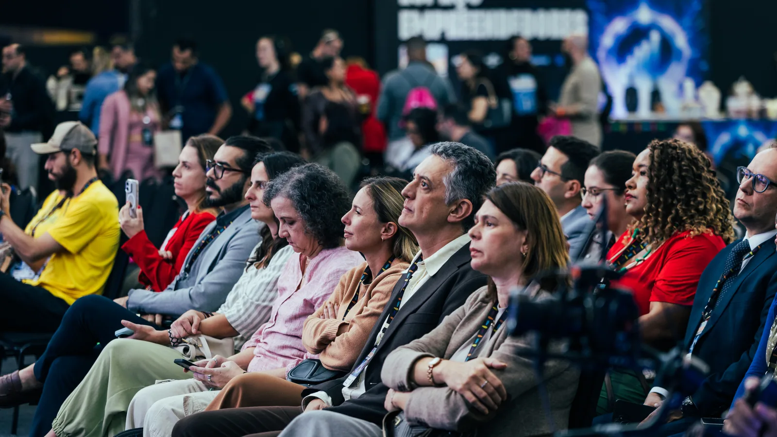 PH Marx fotografando plateia de palestra corporativa em Campinas